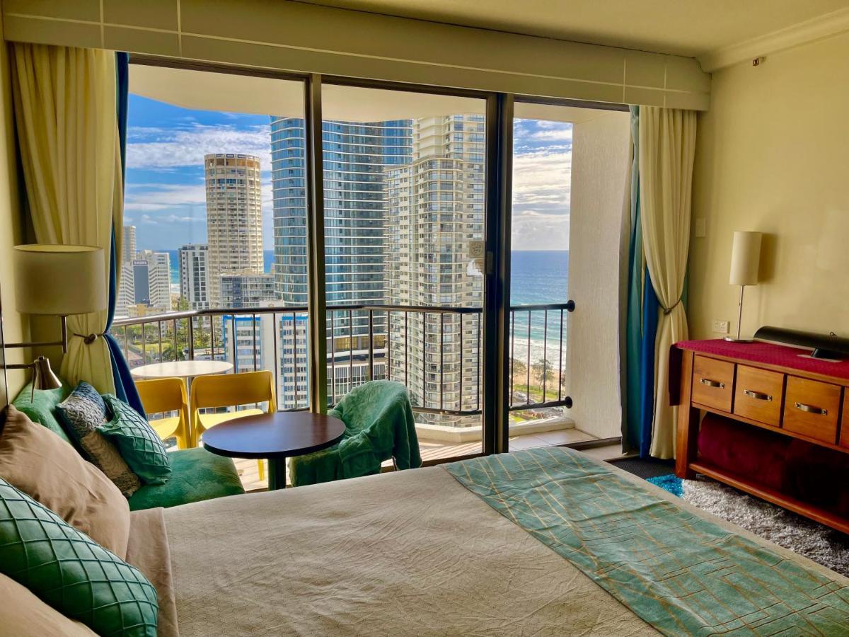 High Floor Ocean View At Surfers Paradise - Hotel Studio Gold Coast Zewnętrze zdjęcie